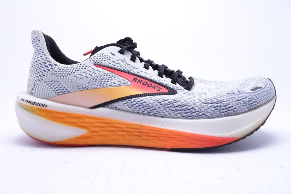 Brooks Hyperion 2 Shoes Mens Size 7 Gray White Running Sneakers 1104321D443